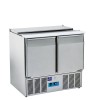 Saladette professionale con coperchio e vano refrigerato 2 porte - GN1/1 +4/+10°C