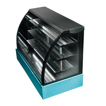 banco caldo per pasticceria con 3 ripiani, +65°C, l=1800 mm - RAL9005