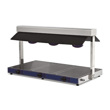 Pianetto 3x GN 1/1 scaldaivande con 3 lampade alogene