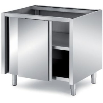 Elemento neutro con ante scorrevoli frontali mm 1740x890x810 h