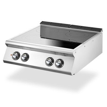 Cucina induzione da banco, 4 zone di cottura Ø 220 mm ciascuna 3,5 kW