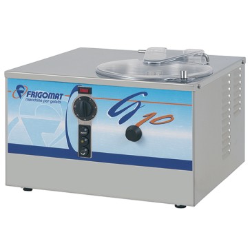 Macchina da gelato da banco con raffreddamento ad aria, capacità 2,5 kg, produzione 10 kg/h