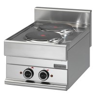 piano di cottura elettrico, 2 piastre