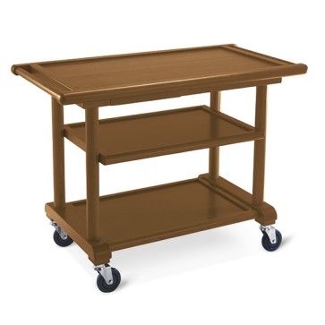 Carrello in legno a 3 piani