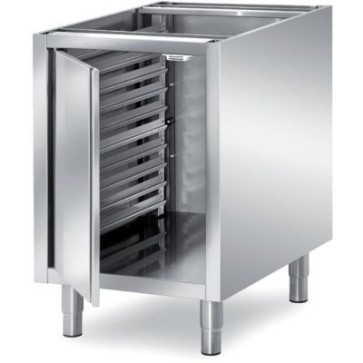 Elemento neutro portateglie,1 anta a battente capacita' 10 teglie mm 400x600 dim mm 540x790x810 h