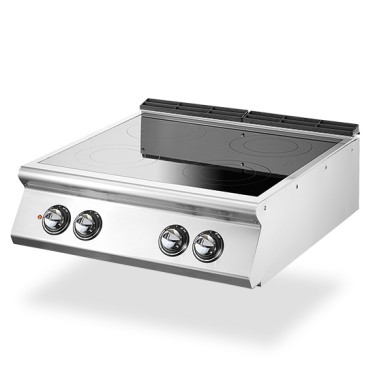Cucina induzione, versione top, 4 zone di cottura, Ø280 mm