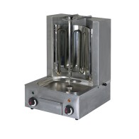 Gyros elettrico professionale , 1 riscaldatore, motore sotto, cap. 10kg