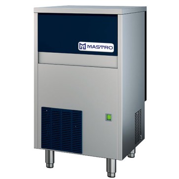 produttore di ghiaccio a cubetti, raffreddamento ad aria, 46 kg/24 h