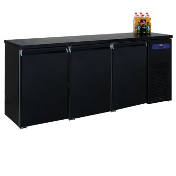 Retrobanco Refrigeratore bottiglie a 3 porte, 500 litri, -2°/+8°C