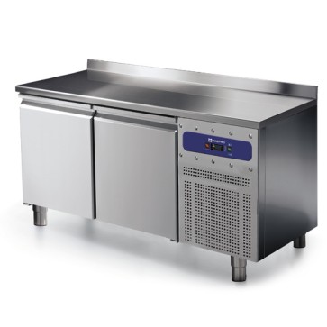 Tavolo freezer 2 porte GN 1/1 con alzatina, -10°/-20°C