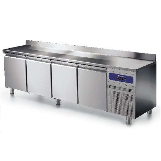 Tavoli refrigerati profondità 700 mm con alzatina