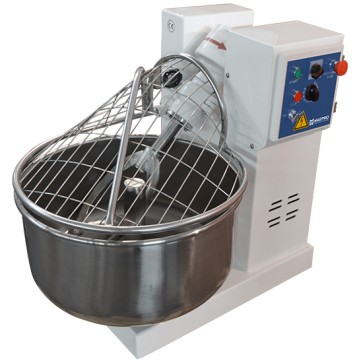 Impastatrice a forcella da 45 kg impasto e 70 litri vasca 2 velocità con timer