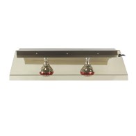 lampade a infrarossi su telaio a sospensione, 2x GN 1/1