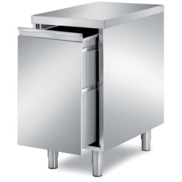 Elemento con cassettone estraibile con ripiano e alzatina. mm 450x700x850 h