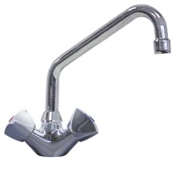 miscelatore monoforo con canna a U, attacco 1/2