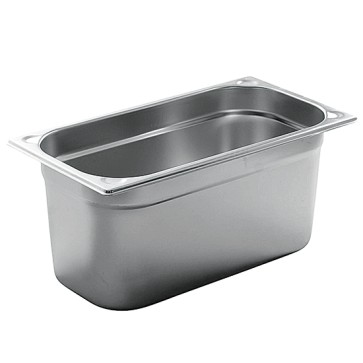 Bacinella GN in inox, GN 1/3 h=100 mm