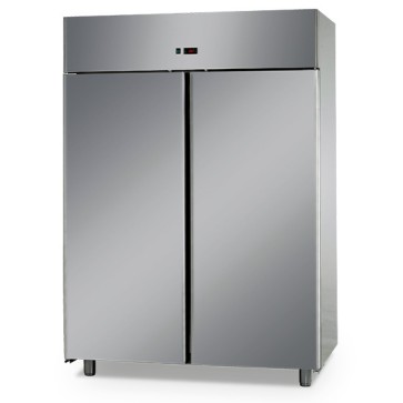 Armadio congelatore professionale 1200 litri interno esterno in inox negativo temp.-18°c/-22°c