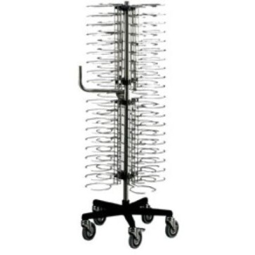 Carrello portapiatti inox