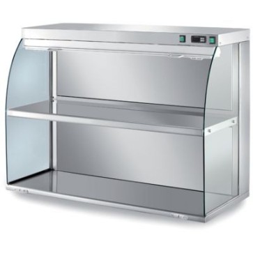 Vetrina ad incasso neutra dim. mm 1250x550x950 h