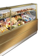 Vetrina espositiva refrigerata professionale per pasticceria / gastronomia con 1 mensola, larghezza1500