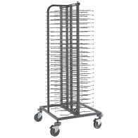 Colonna portapiatti su ruote, capacità 100 piatti ø 33 cm