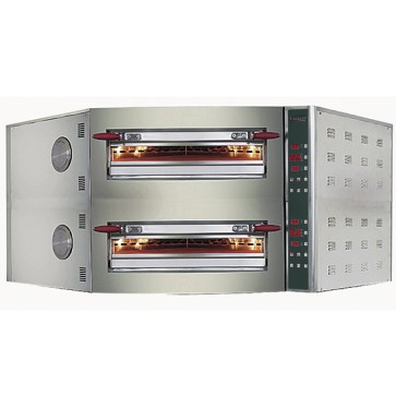 Forno pizza elettrico ad angolo programmabile digitale per 11+11 pizze cm 30