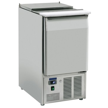 saladette a 1 porta GN 1/1 con coperchio, 3x GN 1/3 h=150 mm, 0°/+8°C