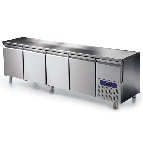 Tavoli refrigerati profondità 700 mm con cassetto refrigerato su vano motore