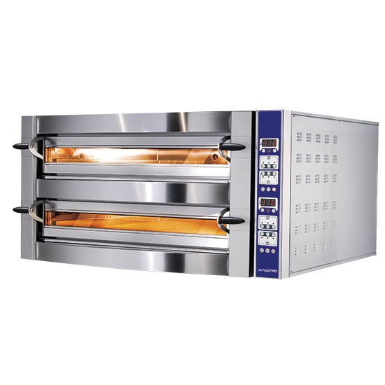forno pizza elettrico da 6+6 pizze ø 35 cm, controllo digitale - Prezzo