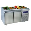 Saladette a 2 porte GN 1/1, 4x GN 1/1 h=150 mm, -2°/+8°C