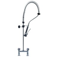 Doccione per stoviglie con miscelatore biforo attacchi 1/2, ø 1/2