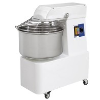 Impastatrice a spirale su ruote, 30 kg/41 litri, 1 velocità, con timer per pizzerie