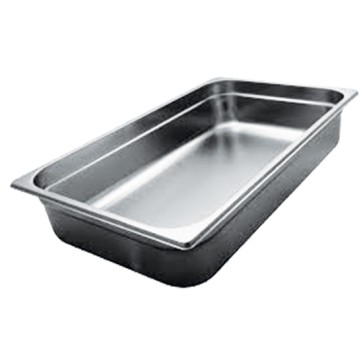 Bacinella GN in inox, GN 1/1 h=100 mm
