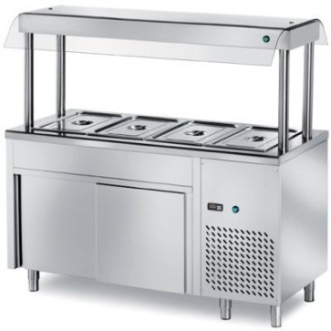 Elemento refr. isola centrale, vasca h200 mm 1500x700x1500 h