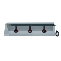 lampade a infrarossi su telaio a sospensione, 3x GN 1/1