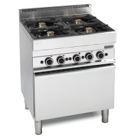 cucina a gas, 4 fuochi, 1 forno a gas