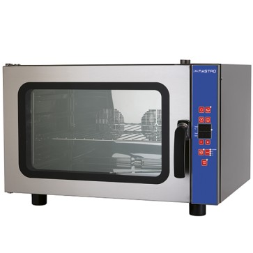 Forno combinato elettrico programmabile con umidifcatore, 4x GN 1/1 o 600x400 mm, 400V