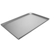 Teglia in alluminio non rivestita, 600x400 mm - 4 bordi 90°