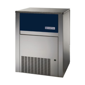 produttore di ghiaccio a cubetti, raffreddamento ad aria, 130 kg/24 h