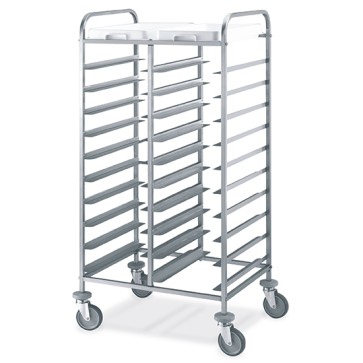 carrello portateglie GN, 24x GN 1/1 h=110 mm