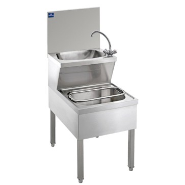 lavamani combinato, con vuotatoio, 500x700 mm