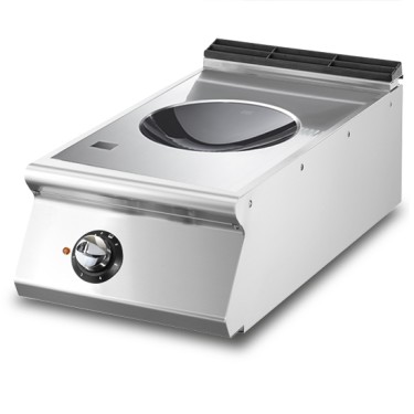 Cucina induzione a wok da banco, 1 zona di cottura 5 kW