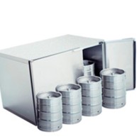 Refrigeratore fusti birra predisposto per gruppo refrigerantecapacità fusti 8x 50 litri