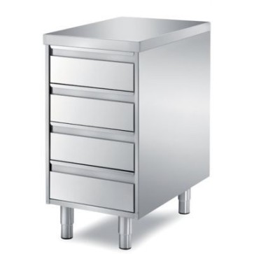 Cassettiera gastro-norm senza ripiano mm 640 x 690 x 810 h