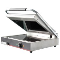 Grill a contatto professionale media panini - piastra liscia vetroceramica