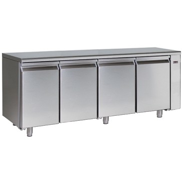 tavolo freezer remoto a 4 porte GN 1/1, -10°/-22°C