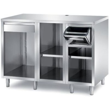 Tavolo per macchina da caffè mm 1500x700x1100 h