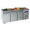 Saladette a 2 porte GN 1/1, 5x GN 1/1 h=150 mm, -2°/+8°C