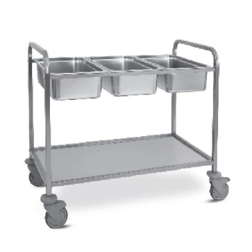 Carrello per contenitori gn