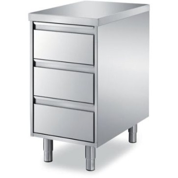 Cassettiera a 3 cassetti h 15 con ripiano-mm 650x700x850 h
